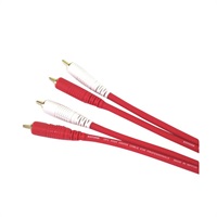 COLOR TWIN CABLE 2RR-1.8M (RCA-RCA 1ペア) 1.8m (RED)