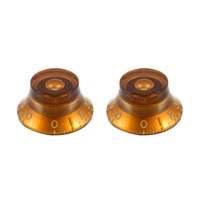 Vintage-style Bell Knobs (Amber) (2個セット) [PK-0140-022]