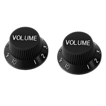 ALLPARTS SC KNOB VOL INCH BK (2)