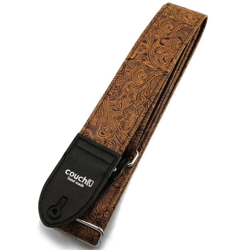 Couch Guitar Strap Light Brown Western ｜イケベ楽器店