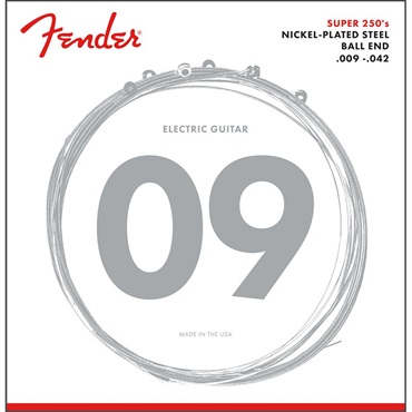 Fender USA 250's Nickel-Plated Steel (250L/09-42) [エレキギター弦] （#0730250403）