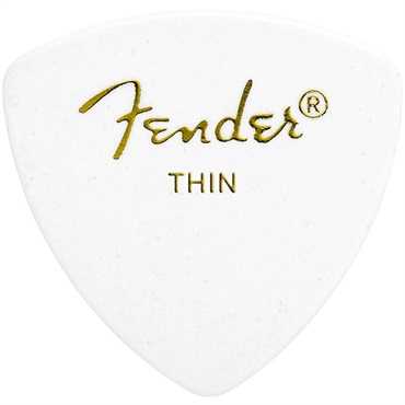 Fender USA Classic Celluloid 346 Triangle Shape Pick×10枚セット【ホワイト/Thin】