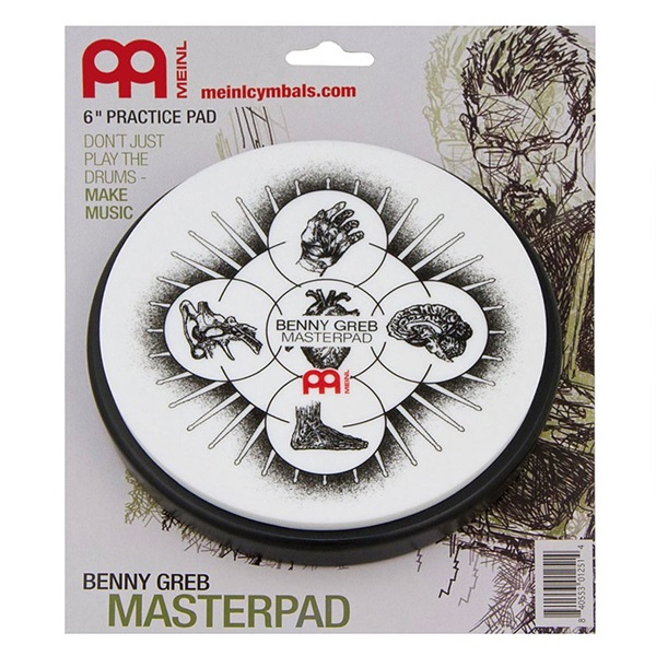 MEINL MPP-6-BG [Benny Greb Artist Series Practice Pad / 6 Pocket Size]