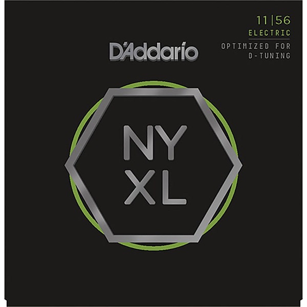 D’Addario NYXL Series Electric Guitar Strings [NYXL1156 Medium Top / Extra-Heavy Bottom， 11-56]