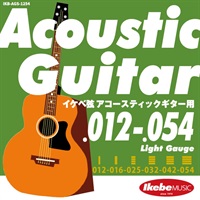 Acoustic Guitar Strings イケベ弦 アコースティックギター用 012-054 [Light Gauge/IKB-AGS-1254]