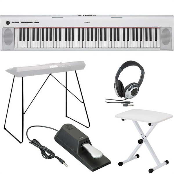 YAMAHA NP-32WH【入門Bセット】【ピアノ入門セット】【お取寄せ商品