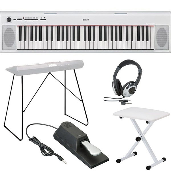 YAMAHA NP-12WH【入門セットB】【ピアノ入門セット】 ｜イケベ楽器店