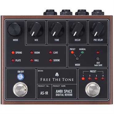 Free The Tone AS-1R [AMBI SPACE DIGITAL REVERB]