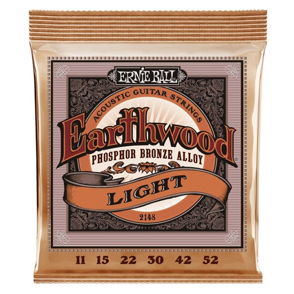 ERNIE BALL Earthwood Acoustic Phosphor Bronze 2148 LIGHT (11-52)