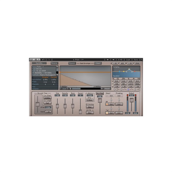 WAVES 【WAVES 2BUY GET 2FREE！】IR1 Convolution Reverb(オンライン納品) (代引不可)