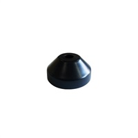Plastic 45RPM Dome Adapter【Black】 (1袋2個入り) (7inch用ドーム型アダプター)