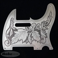 Custom Engraved Aluminium Pickguard TL用 Leaves BLK 【特注品】 【受注生産品】