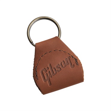 Gibson Premium Leather Pickholder Keychain [AKYC-BRN]