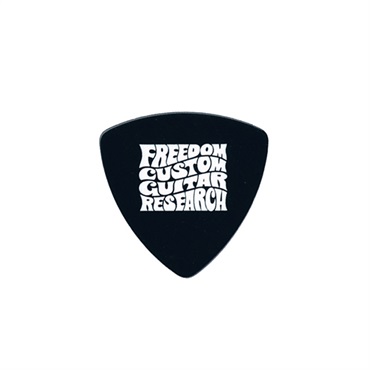 Freedom Custom Guitar Research ロゴ入りピック SP-PK-01 (トライアングル/0.75mm/BLACK)