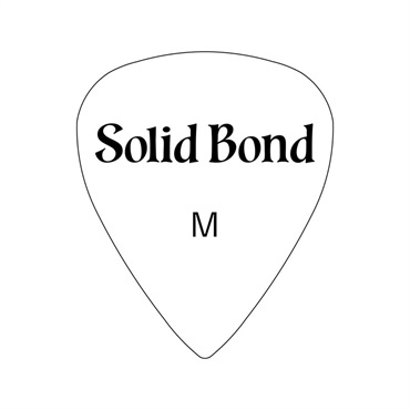 Solid Bond Teardrop Pick [PD1-WHM]