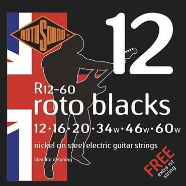 ROTO SOUND Electric Guitar Strings [R12-60 Roto Blacks]