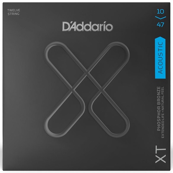 D’Addario XT PHOSPHOR BRONZE [XTAPB1047-12 Light 12-String]