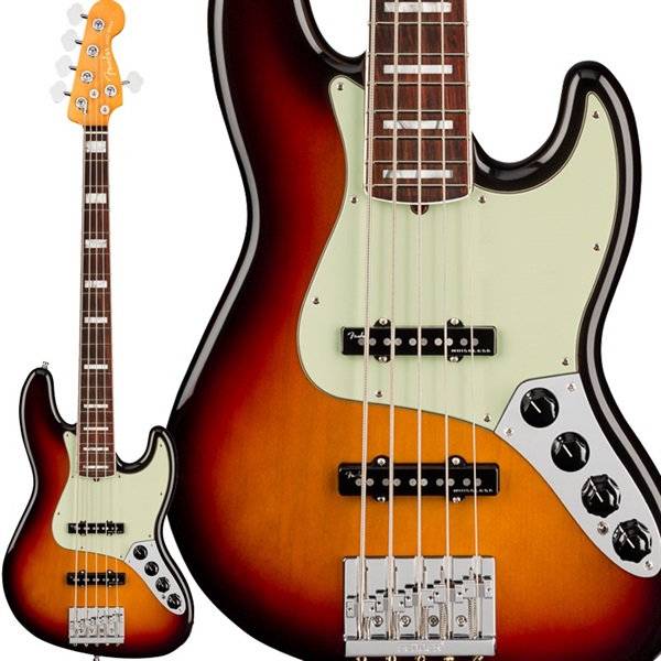 Fender USA American Ultra Jazz Bass V (Ultraburst/Rosewood) 【GW 