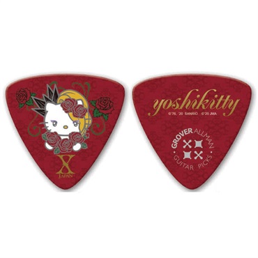 Scorelay Japan Yoshikitty Red Yoshikittyギターピック [GA-YKR] ×10