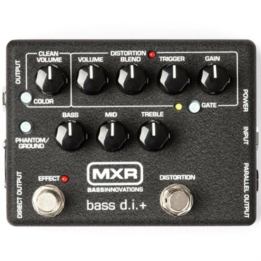 MXR　M80 bass d.i.+ 　電源アダプター有り シールド２本