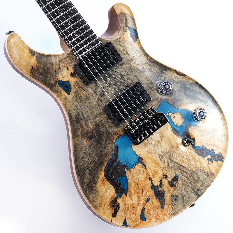 P.R.S. Private Stock #8474 Custom24 Buck-eye Burl with Blue Pearl