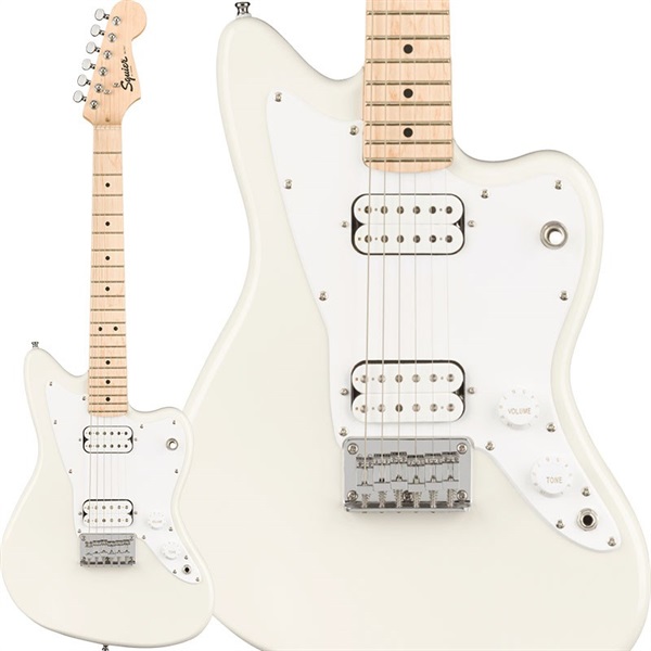 Squier by Fender Mini Jazzmaster (Olympic White/Maple Fingerboard