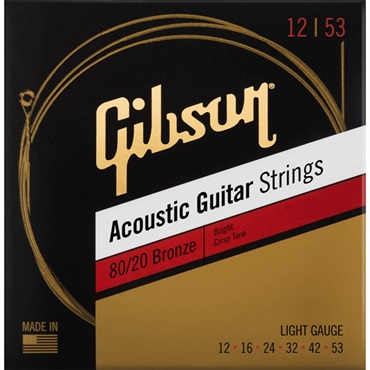 80/20 Bronze Acoustic Guitar Strings [SAG-BRW12 Light] 【在庫処分超特価】