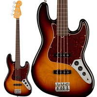 American Professional II Jazz Bass FRETLESS (3-Color Sunburst/Rosewood)