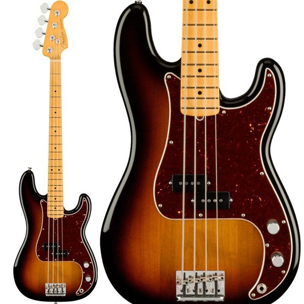 Fender USA 【入荷待ち、ご予約受付中】 American Professional II Precision Bass (3-Color Sunburst/Maple)