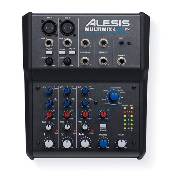 ALESIS MULTIMIX 4 USB FX 【USB端子内蔵コンパクトアナログミキサー