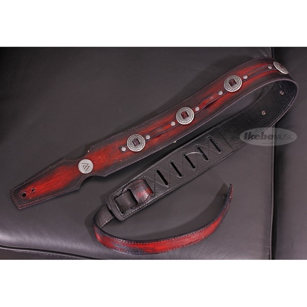 LAMANTA STRAP Texas Heavy Relic Black Red [LM30RYN]-