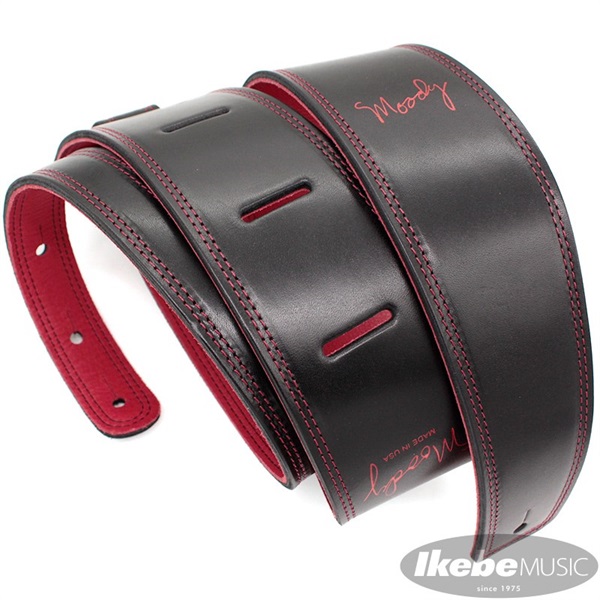 Moody Leather-Leather 2.5 Long [Black-Red]