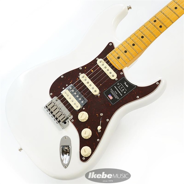 Fender USA American Ultra Stratocaster HSS (Arctic Pearl/Maple) 【旧価格品】