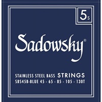 ELECTRIC BASS STRINGS Stainless Steel 5ST(45-130T) SBS45B/Blue