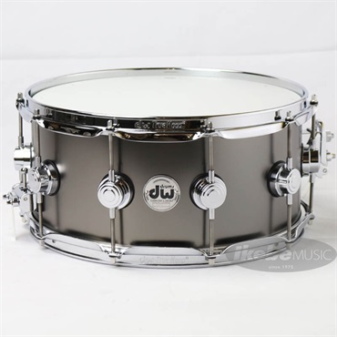 dw Collector's Satin Black Brass Snare Drum 14×6.5 [DW-SBB1465SD/BRASS/C]