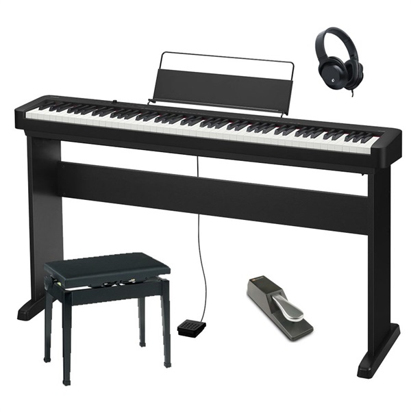 新品同様 CS-46P カシオ 電子ピアノ用スタンド ブラック CASIO