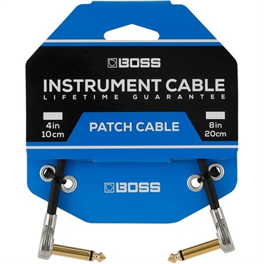 BOSS Patch Cable 10cm BPC-4 [L型-L型/パッチケーブル] ｜イケベ楽器店