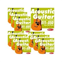 Acoustic Guitar Strings イケベ弦 アコースティックギター用 011-050 [Super Light Gauge/IKB-AGS-1150] ×10セット