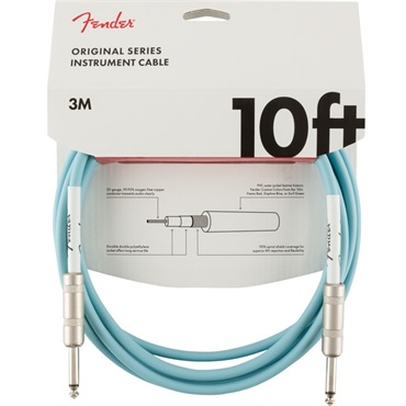 Fender USA ORIGINAL SERIES CABLE 10feet (DAPHNE BLUE)(#0990510003)