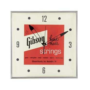 Vintage Lighted Wall Clock， Handmade Strings [GA-CLK4]