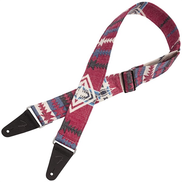 Fender USA 2 inch Zion Strap (Red Aztec) (#0992132552)