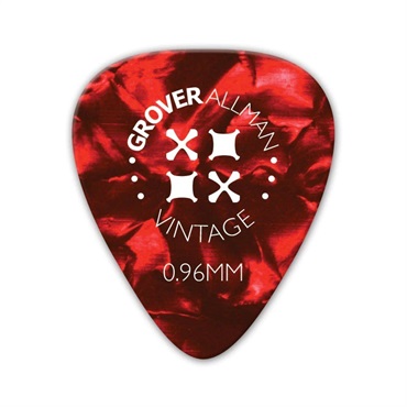 Grover Allman Vintage Celluloid Pro Picks 0.96mm [Red]