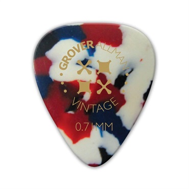 Grover Allman Vintage Celluloid Pro Picks 0.71mm [Confetti]