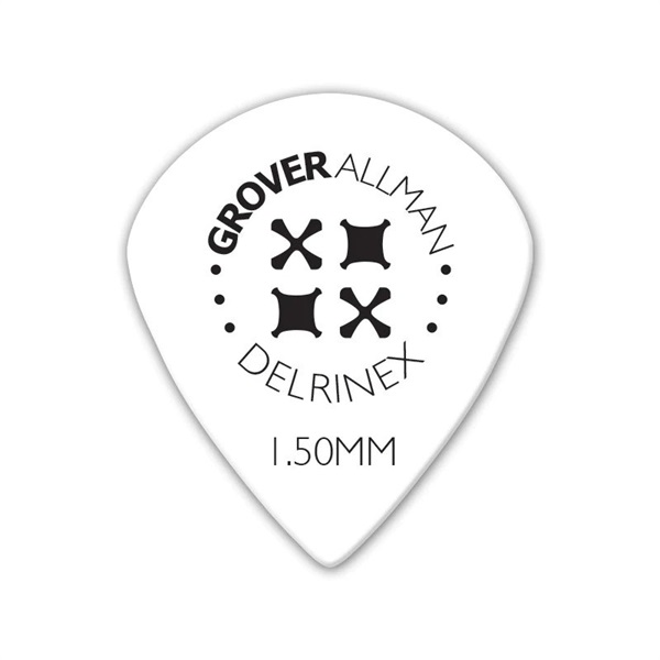 Grover Allman Delrinex Jazz XL Pro Picks 1.50mm [White]