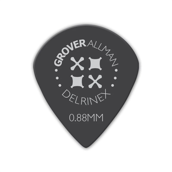 Grover Allman Delrinex Jazz XL Pro Picks 0.88mm [Black]