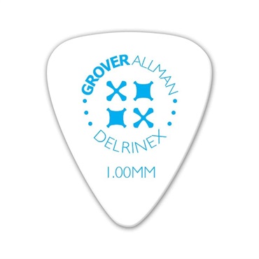 Grover Allman Delrinex ISO Pro Picks 1.00mm [White]