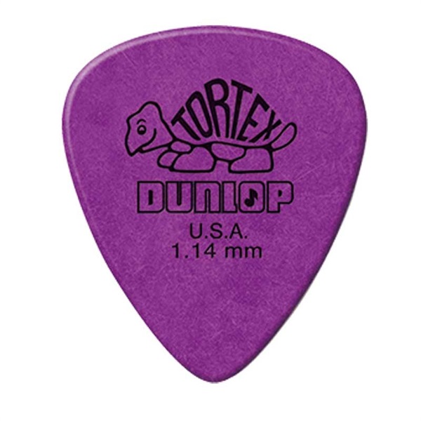 Dunlop (Jim Dunlop) 418R Tortex Standard Picks 1.14mm (Purple)×10枚セット  ｜イケベ楽器店