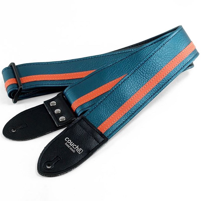 Couch Guitar Strap Racer X VintageBlue Orange