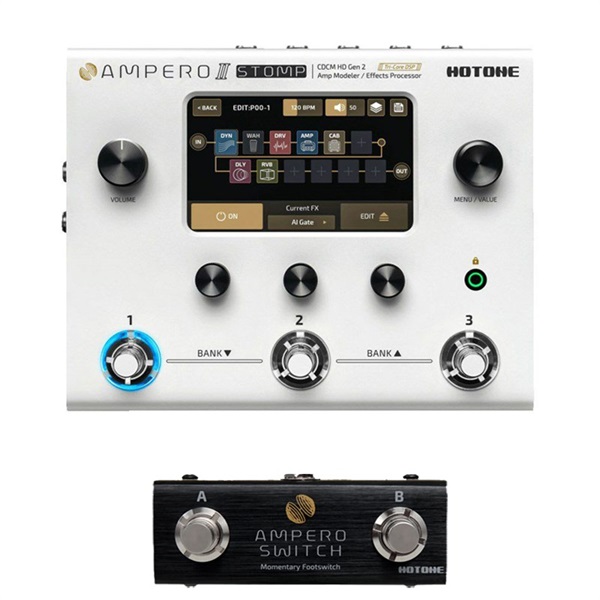 HOTONE Ampero II Stomp + Ampero Switch Set ｜イケベ楽器店