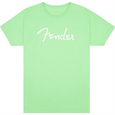 Fender FENDER SPAGHETTI LOGO T-SHIRT SURF GREEN（Lサイズ）